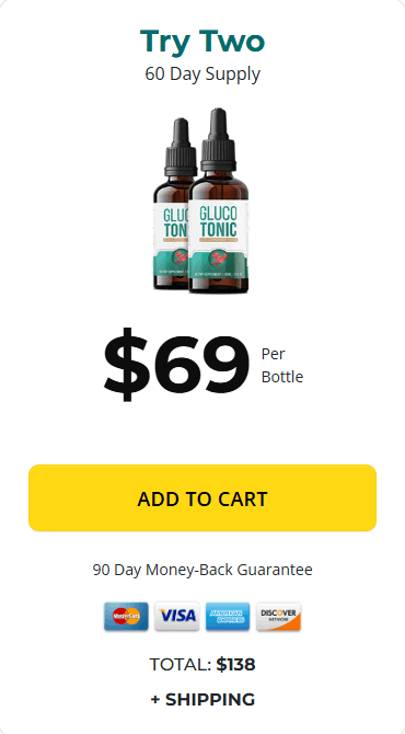 GlucoTonic 2 bottle price
